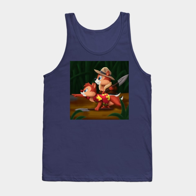 Chip 'n' Dale Tank Top by JonWKhoo